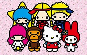 Image result for Hello Kitty Characters Wallpaper