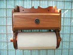Image result for Old Wooden Paper Towel Holder