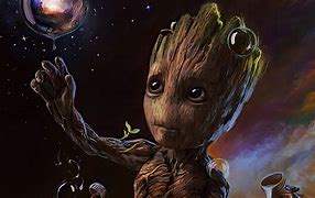 Image result for Baby Groot Spraying