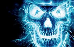 Image result for Flaming Skull Pictures for a Wallpaper