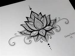 Image result for Lotus Mandala Tattoo Design Drawing