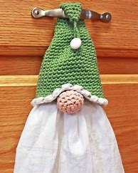 Image result for Crochet Pattern for Christmas Towel Holder