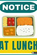 Image result for Lunch Signs for Work