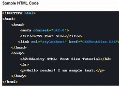 Image result for HTML/Text Size