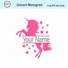 Image result for Unicorn Monogram SVG
