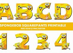 Image result for Spongebob Printable Letters