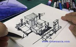 Image result for 3D Object Freehand Sketch