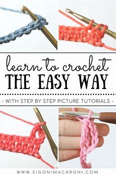 Apprendre à faire du crochet de manière simple - Tutoriels de crochet pas à pas pour les débutants | Info Cafe