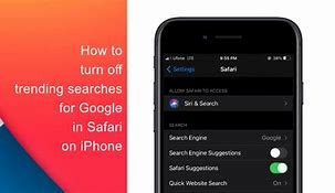 Image result for How to Remove Trending Searches From Safari On iPhone