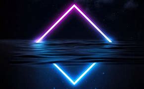 Image result for Neon Triangle Background