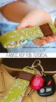Image result for Fabric Strap Keychain