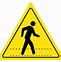 Image result for Pedestrian Road Signs