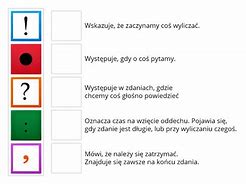Image result for co_to_za_znaki_przestankowe