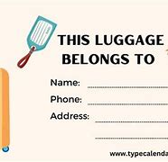 Image result for Travel Tags Printable