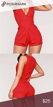 Image result for Red and Green Romper Fashion Nova