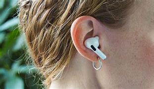 Image result for Person with Air Pods Pro W