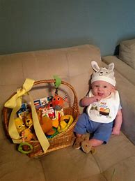 Image result for Baby in Easter Basket