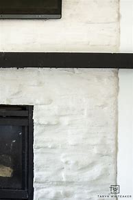 Image result for Black Wall with German Schmear Fireplace