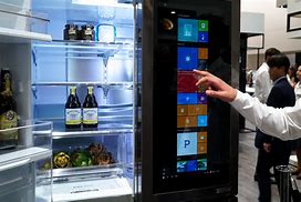 Image result for Refrigerator with Display Screen