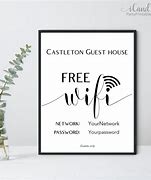 Image result for Free Printable Wifi Password Signs Fillable