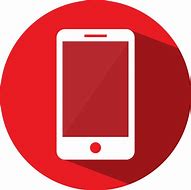 Image result for PNG of Phone Icon with Red Colour