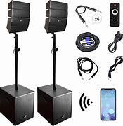 Image result for Self-Powered Speakers for DJ