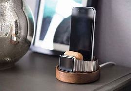 Image result for DIY Wooden iPhone Apple Watch Dock