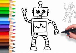 Image result for Robot Sketch Drawing