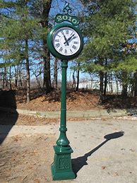 Image result for Outdoor Clock Pole