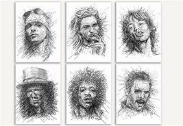 Image result for Resin Art Work of Famous Rock Stars