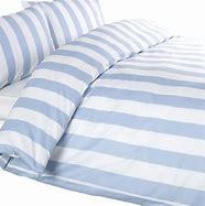 Image result for Blue and White Striped Duvet Cover
