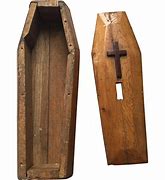 Image result for Vintage Wooden Coffin Box