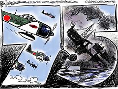 Image result for Pearl Harbor Cartoon