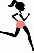 Image result for Women Running Clip Art