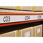 Image result for Magnetic Label Holders for Warehouse Racking