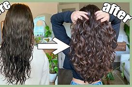 Image result for How to Get Wavy Hair Curly