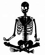 Image result for Meditating Skeleton SVG