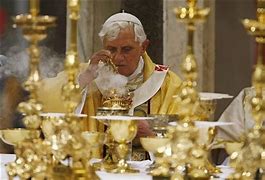 Image result for Pope Benedict Hand Some Priest