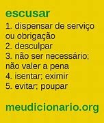 Image result for escusar