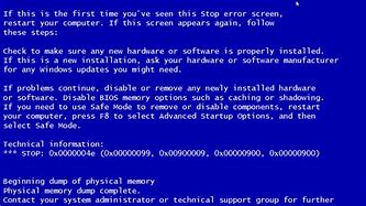 Image result for Windows XP Blue Screen Error