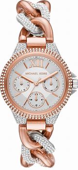 Image result for Michael Kors Gold Crystal Camille Watches