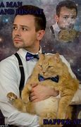 Image result for Guy with Cat Meme