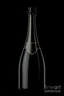Image result for Painted Matte Black Champagne Bottle