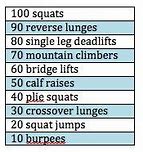 Image result for Monthly Leg Workout Challenge