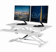 Image result for Adjustable Standing Desk Riser