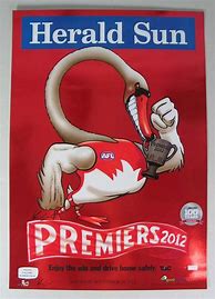Image result for Herald Sun Premiers 2019 Cartoon Poster