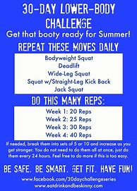 Image result for 30-Day Lower Body Challenge