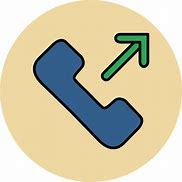 Image result for Outgoing Call Icon