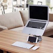 Image result for iPad Stand and Monitor Desk Set Up