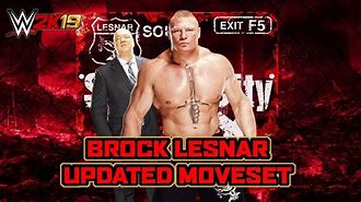 Image result for WWE 2K19 Brock Lesnar